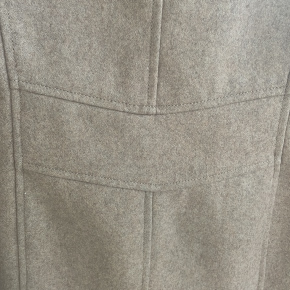Camel Tan Wool Blend Coat - Picture 3 of 9